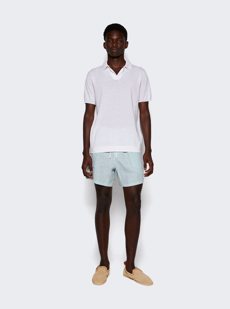 Loro Piana Bermuda Bay Solaire Shorts Transparent Water outlook