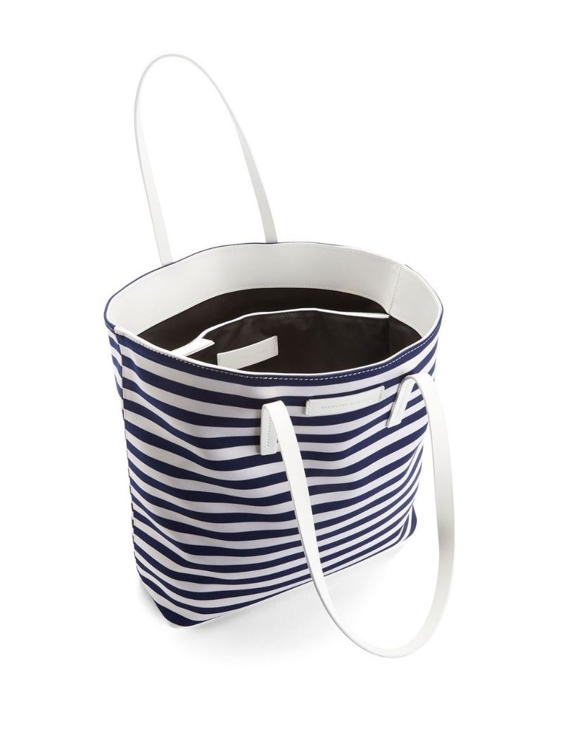 striped tote bag - 4