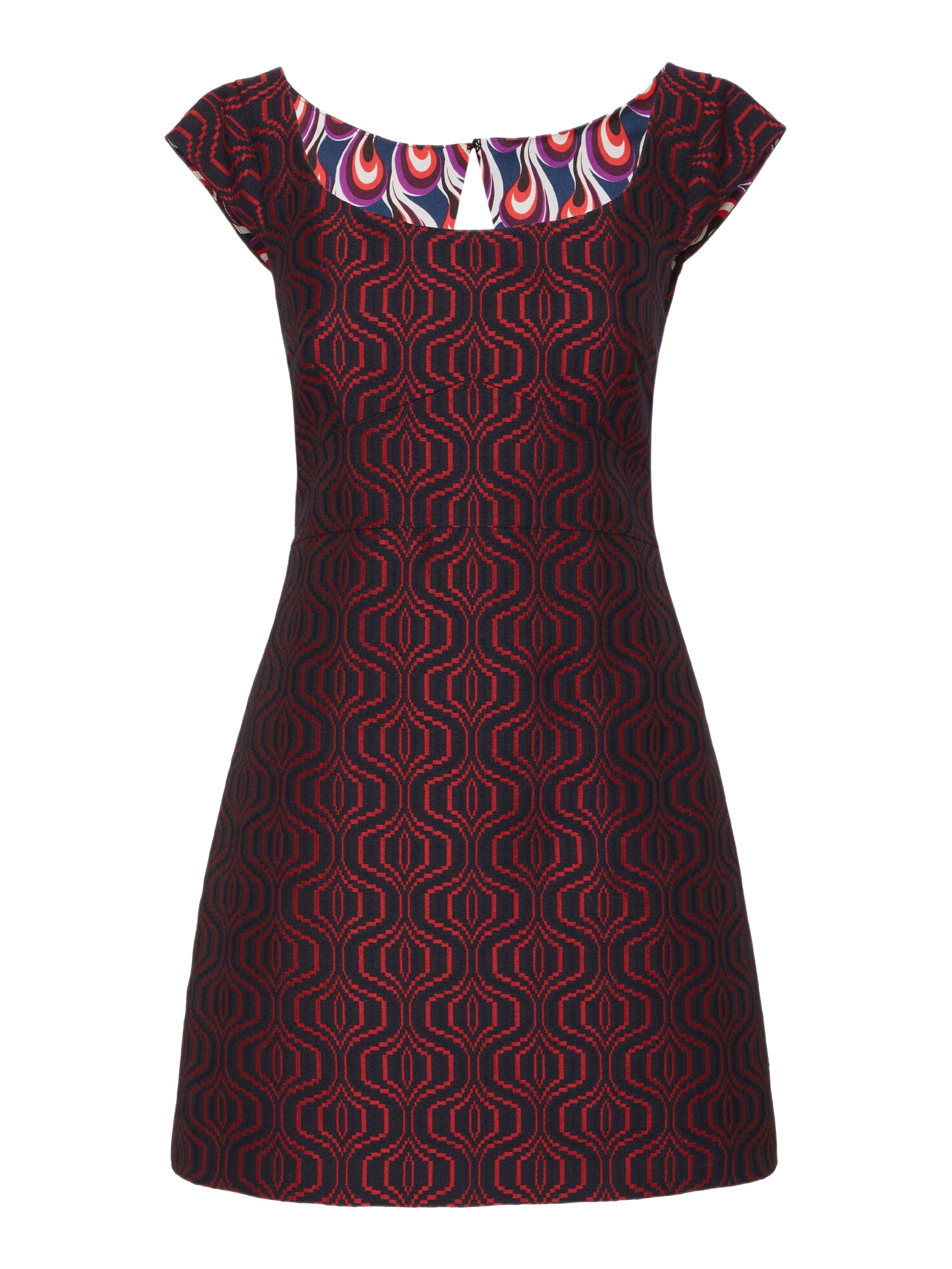 La DoubleJ Arabesque Mini Dress Pixel Jacquard Blue at Nordstrom - 2