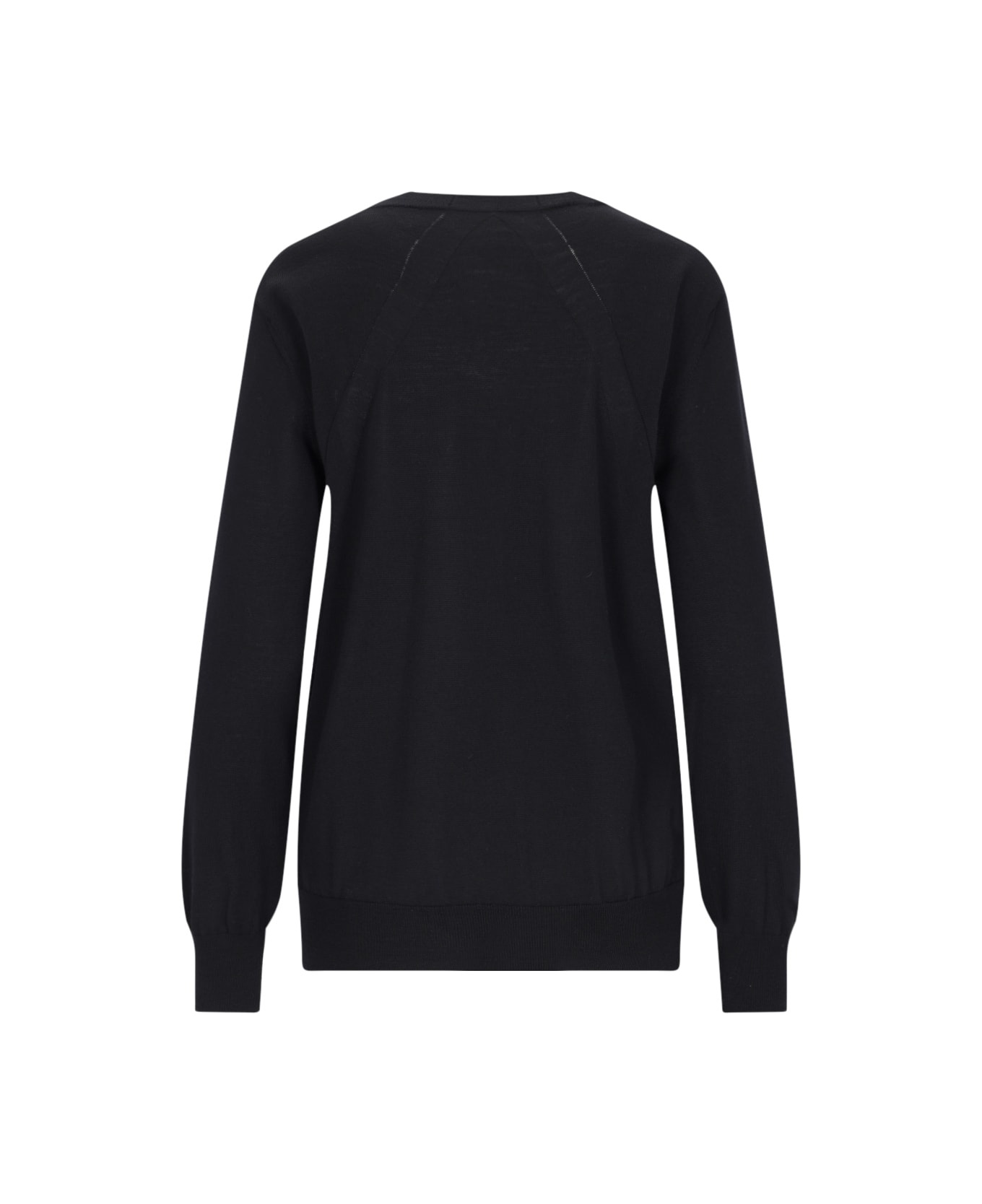 Merino Wool Crew Neck Sweater - 2