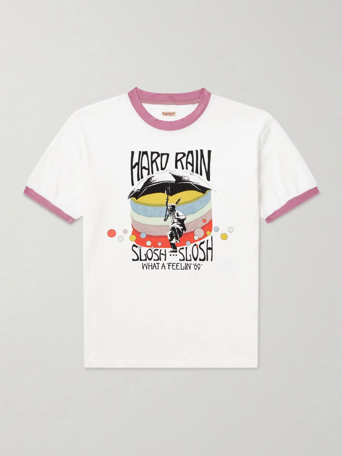 Hard Rain Sundance Printed Cotton-Jersey T-Shirt - 1