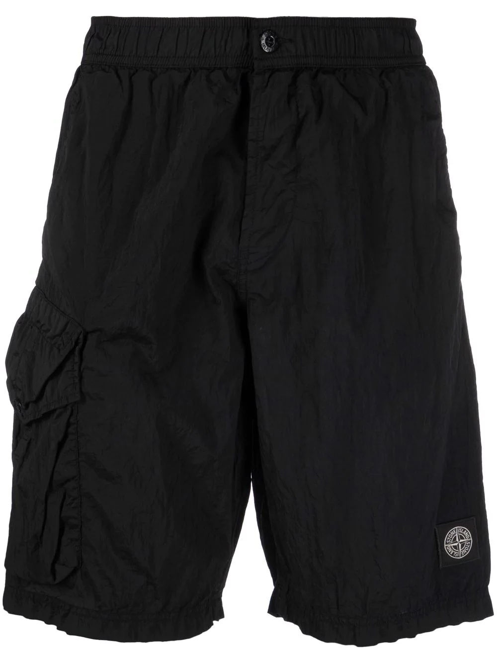 Compass-patch swim shorts - 1