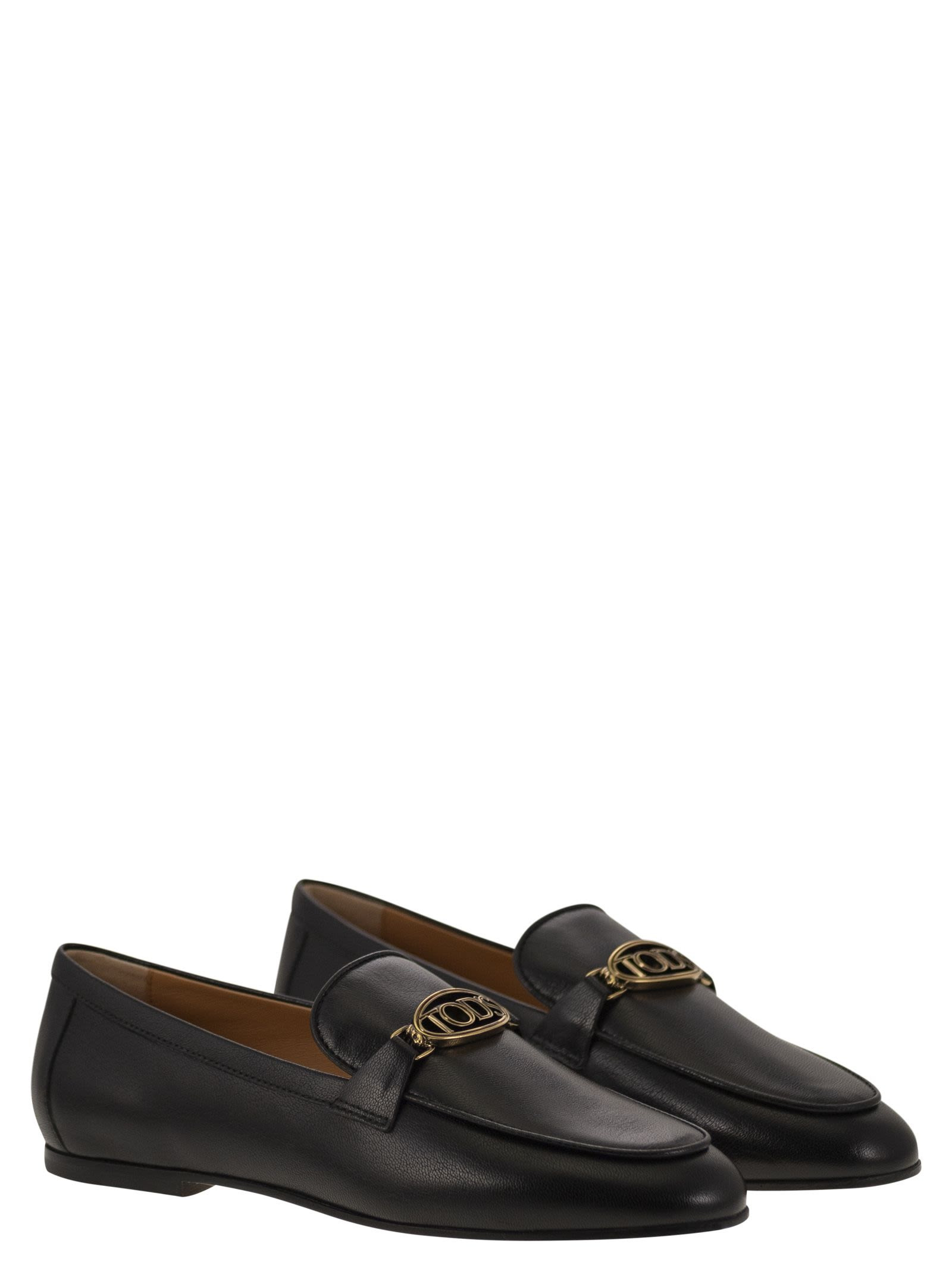 Tod's Women Leather Loafer With Accessory - 4