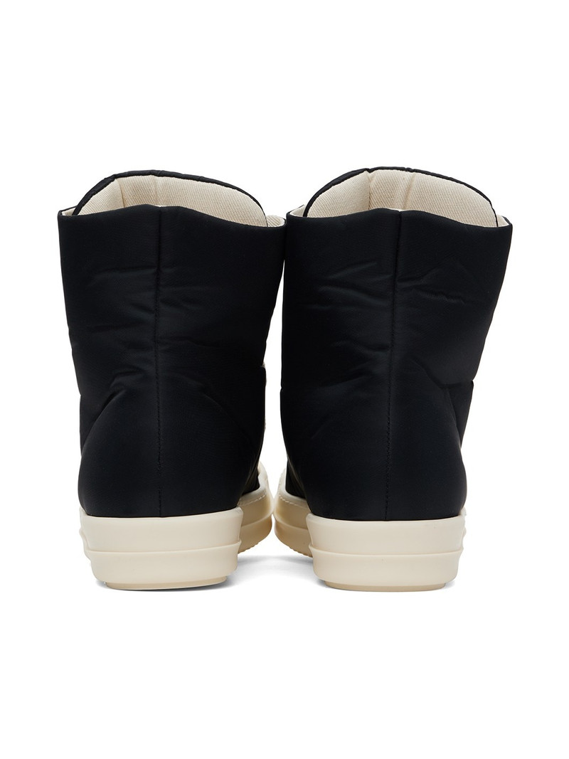 Rick Owens DRKSHDW Black Jumbo Lace Puffer Sneakers outlook