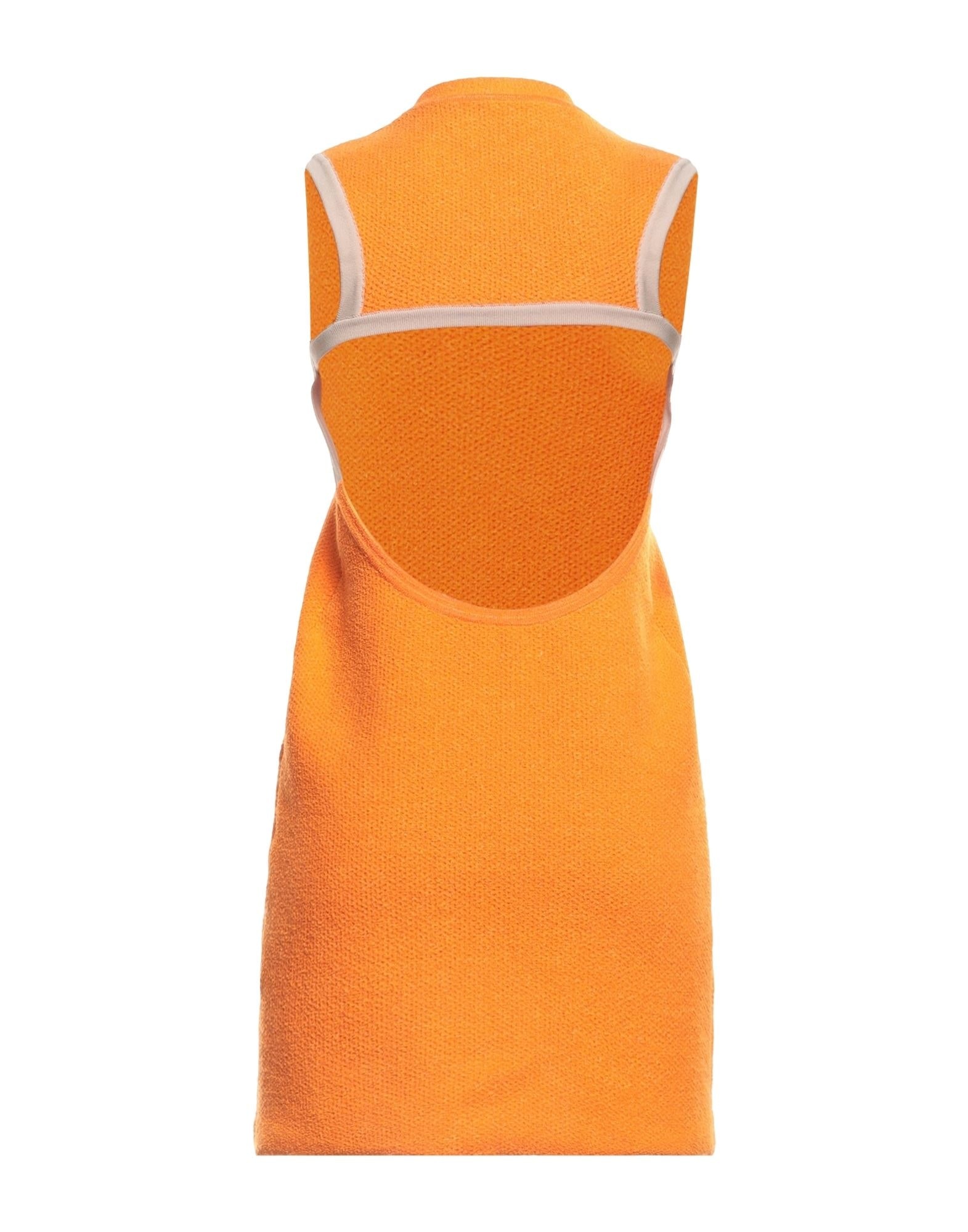 Orange Women's Short Dress - 2