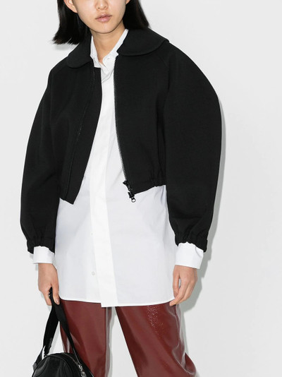 SHUSHU/TONG cropped bomber jacket outlook