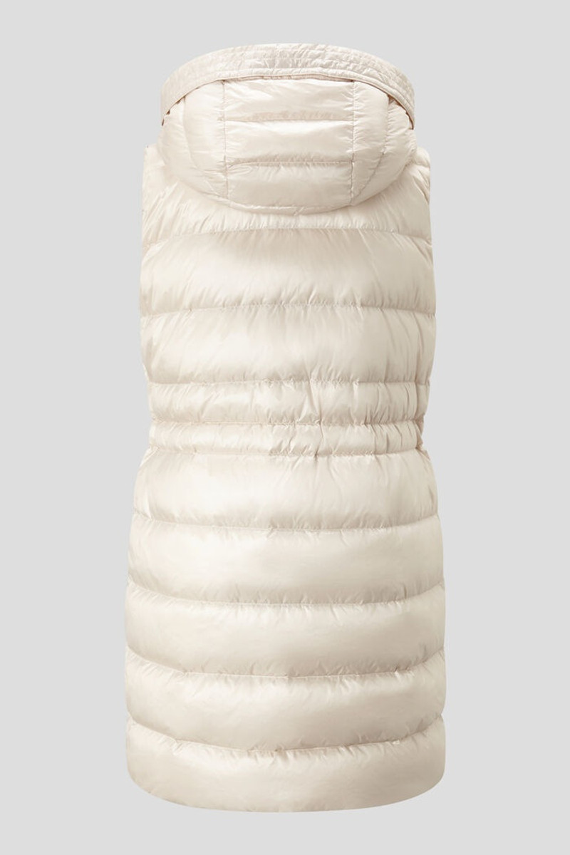 Jella Down waistcoat in Cream 7