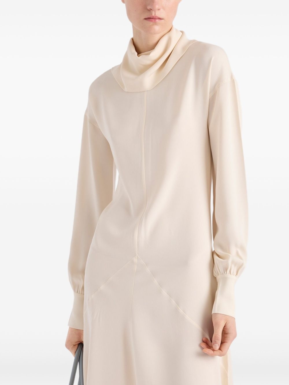 silk midi dress - 4