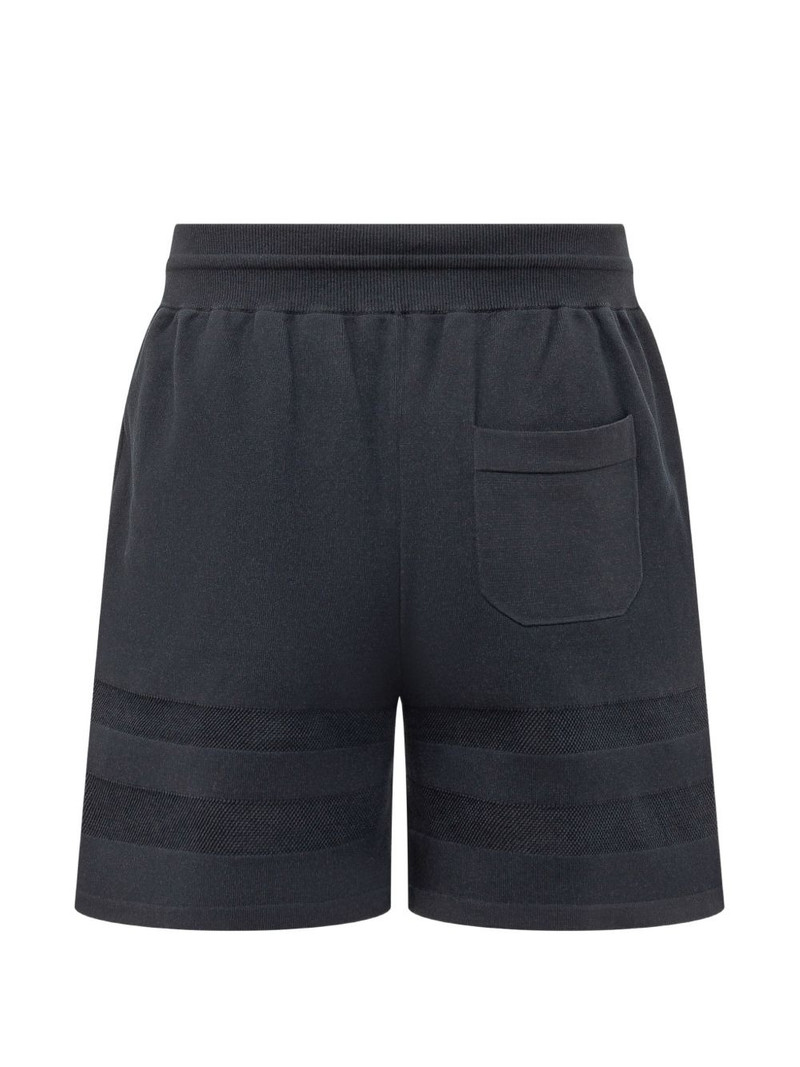 Givenchy drawstring striped shorts outlook