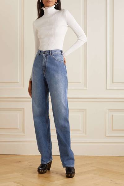 Alaïa Lover mid-rise straight-leg jeans outlook