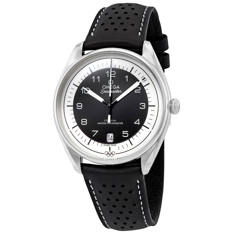 Omega Seamaster Olympic Timekeeper Automatic Black Leather Men's Limited Edition Watch 522.32.40.20. - 1