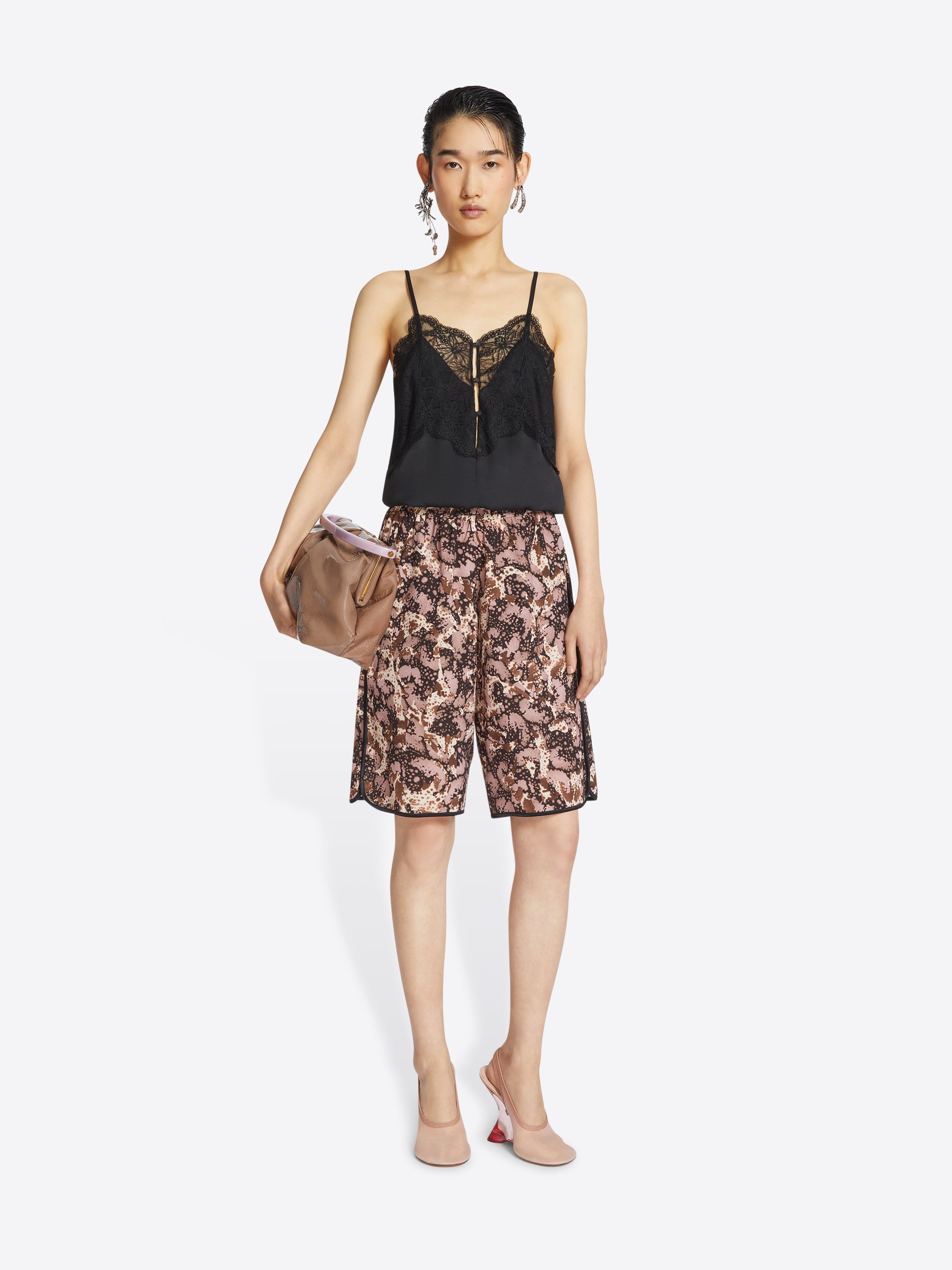 WIDE PRINTED SHORTS - 2