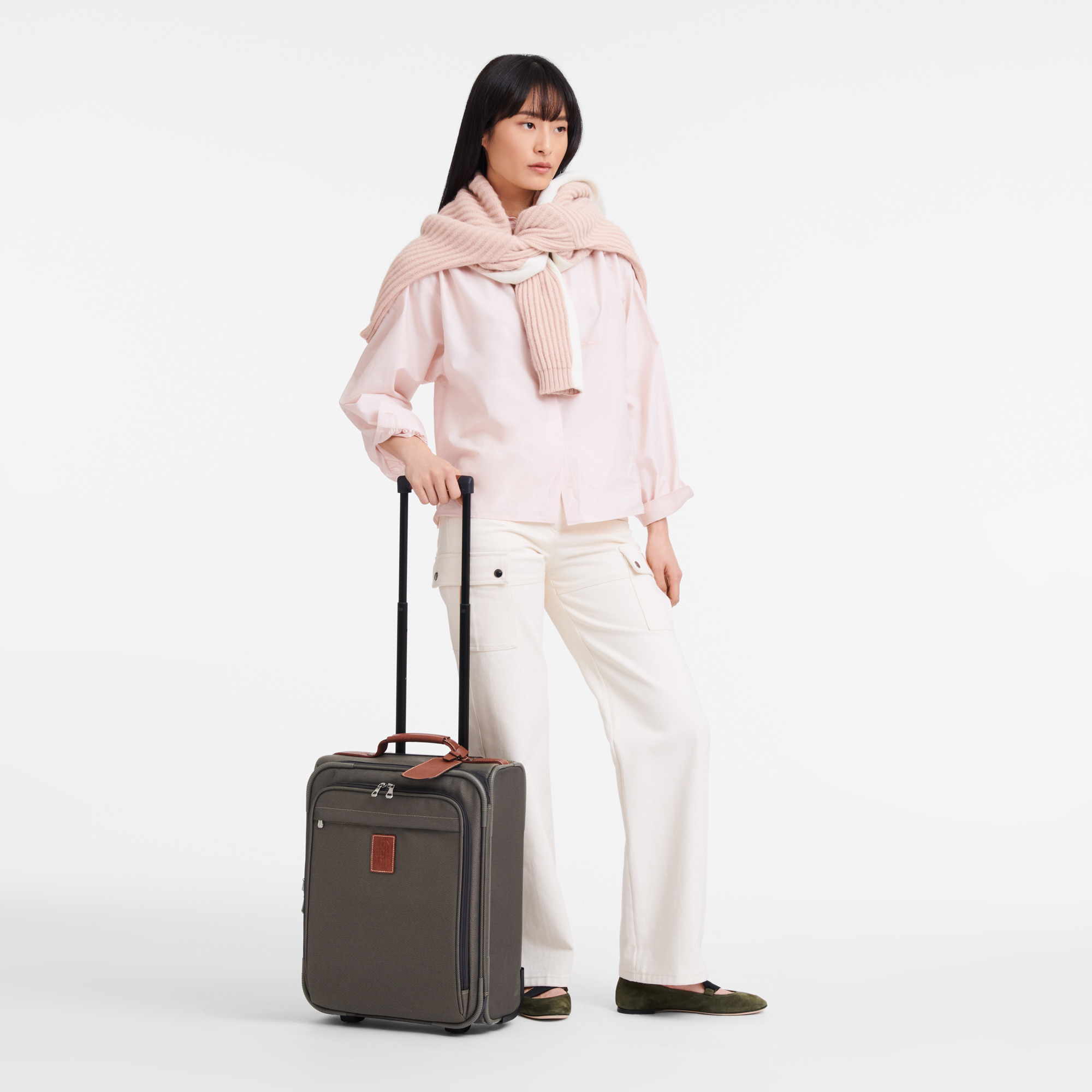 Boxford S Suitcase Brown - Canvas - 2
