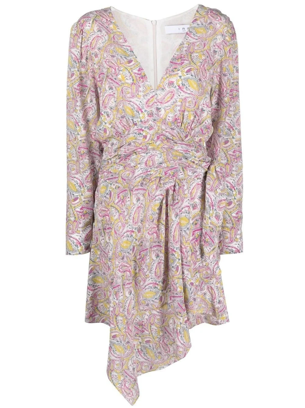 graphic-print wrap minidress - 1