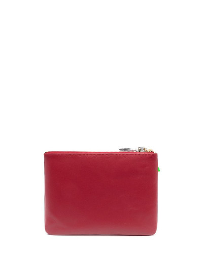 Comme Des Garçons zip-detailing leather wallet outlook