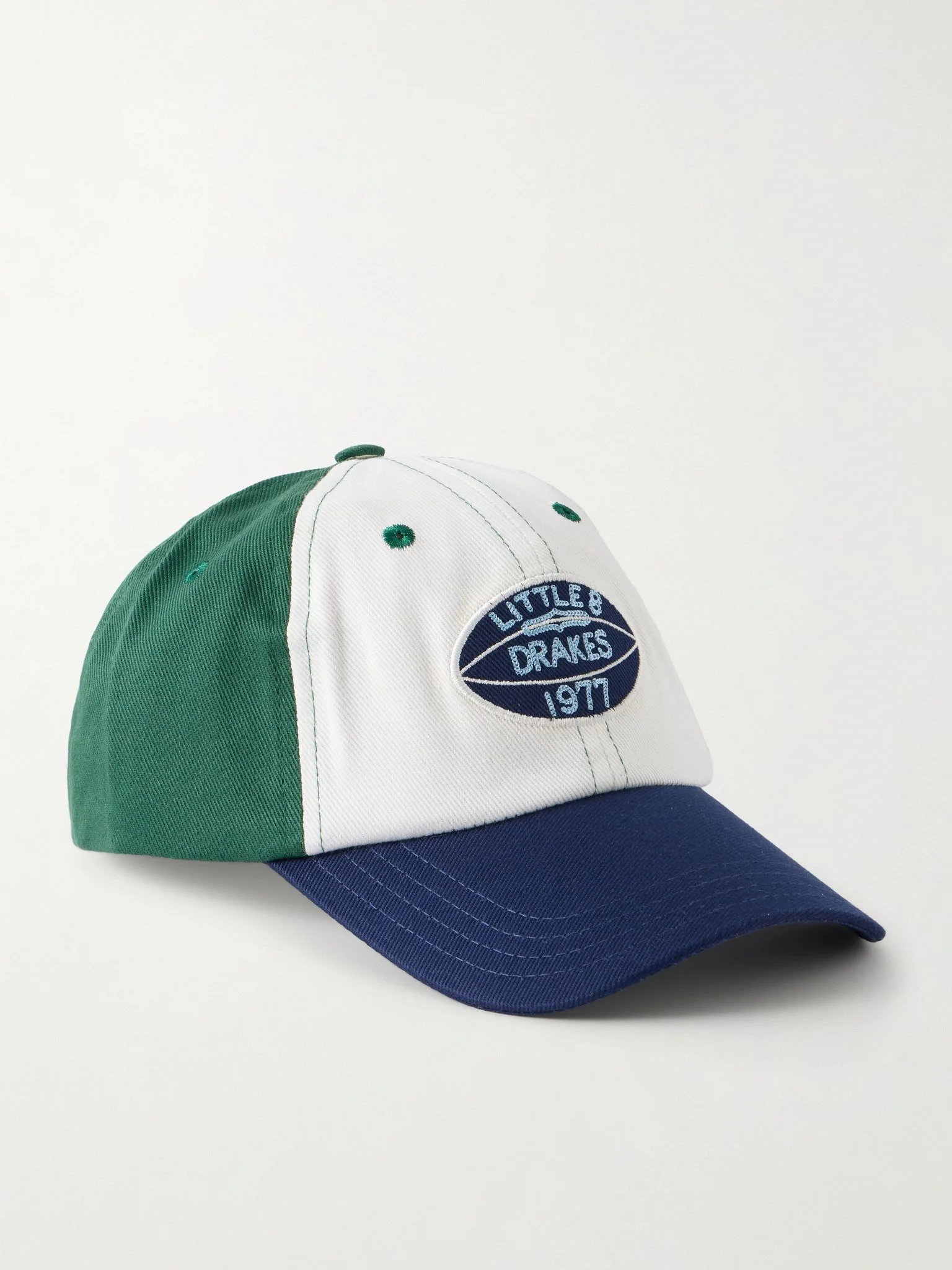 Logo-Embroidered Cotton-Twill Baseball Cap Multi - 1