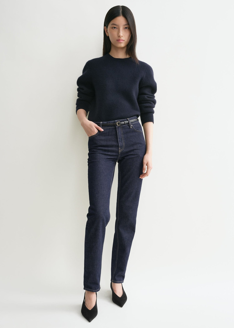 Totême Low taper denim slate outlook