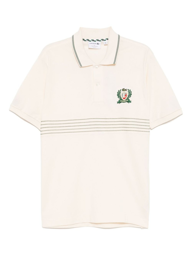 Classic Fit L.12.12 Embroidered Shield polo shirt 1