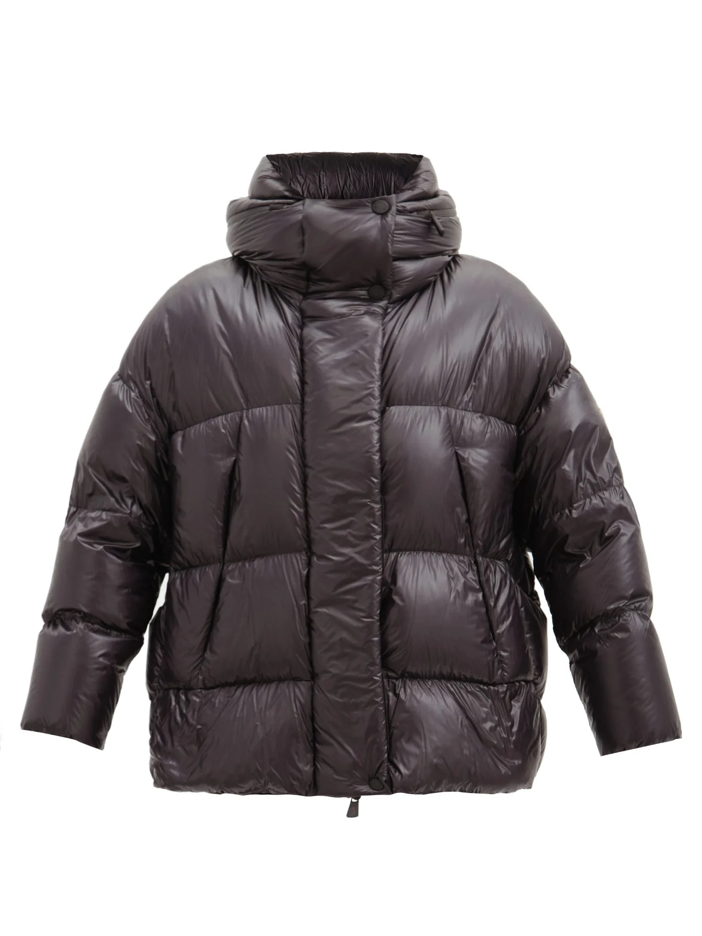 Arpuilles logo-patch quilted-shell down coat - 1