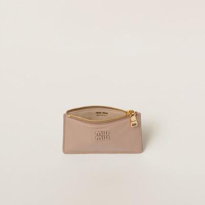 Miu Miu Leather envelope wallet outlook