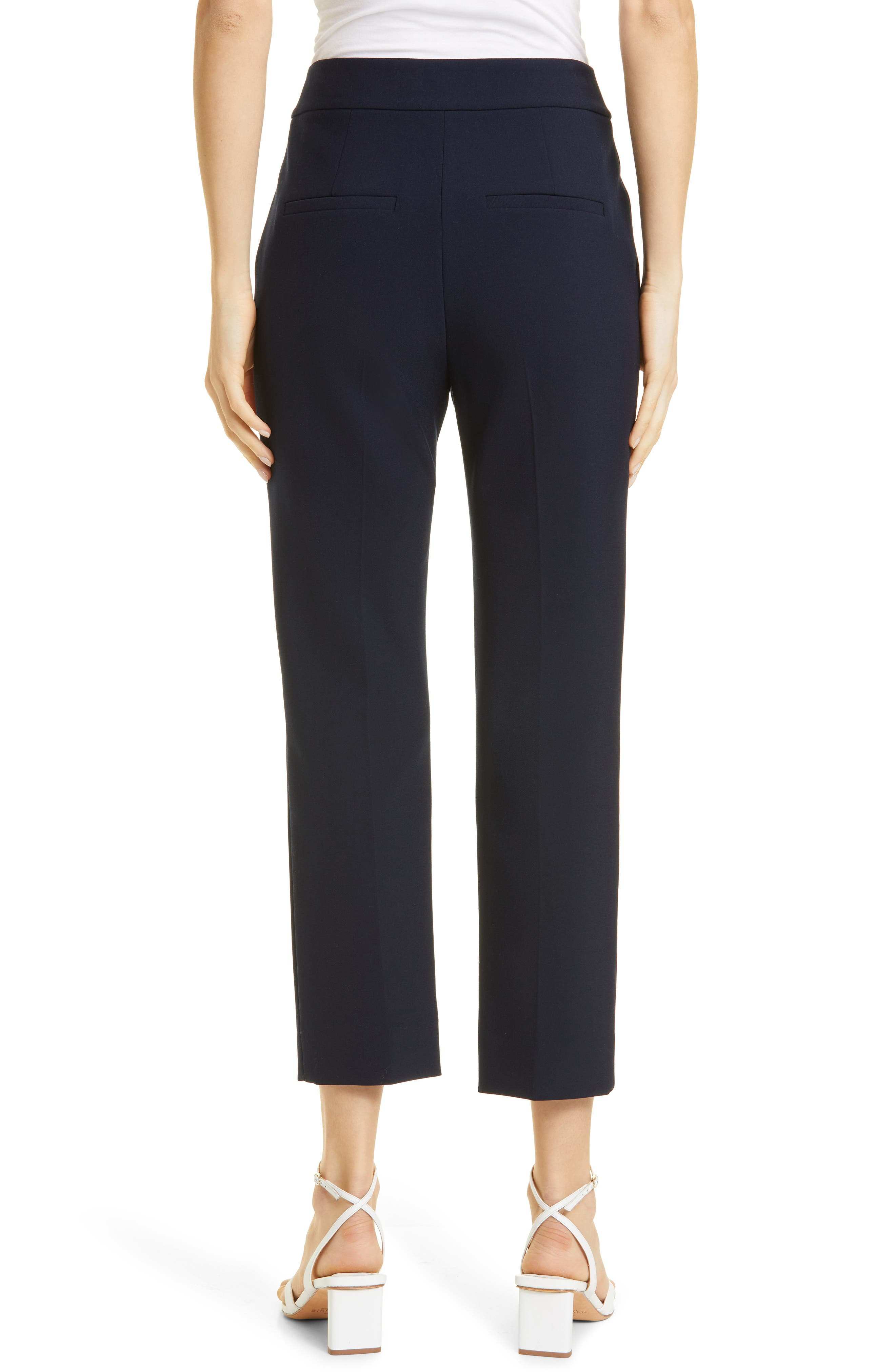 Renzo Crop Cotton Blend Trousers - 2