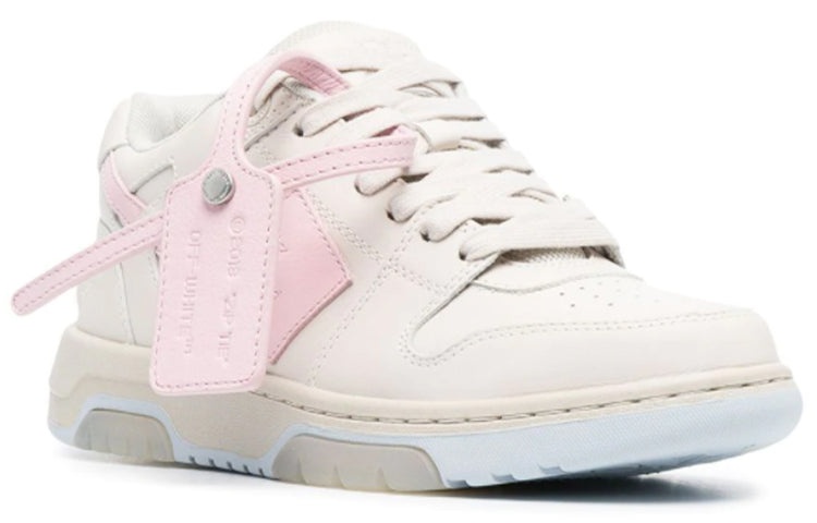 (WMNS) OFF-THITE Out Of Office Arrow-motif Low-top Sneakers Pink OWIA259S21LEA0016130 - 3