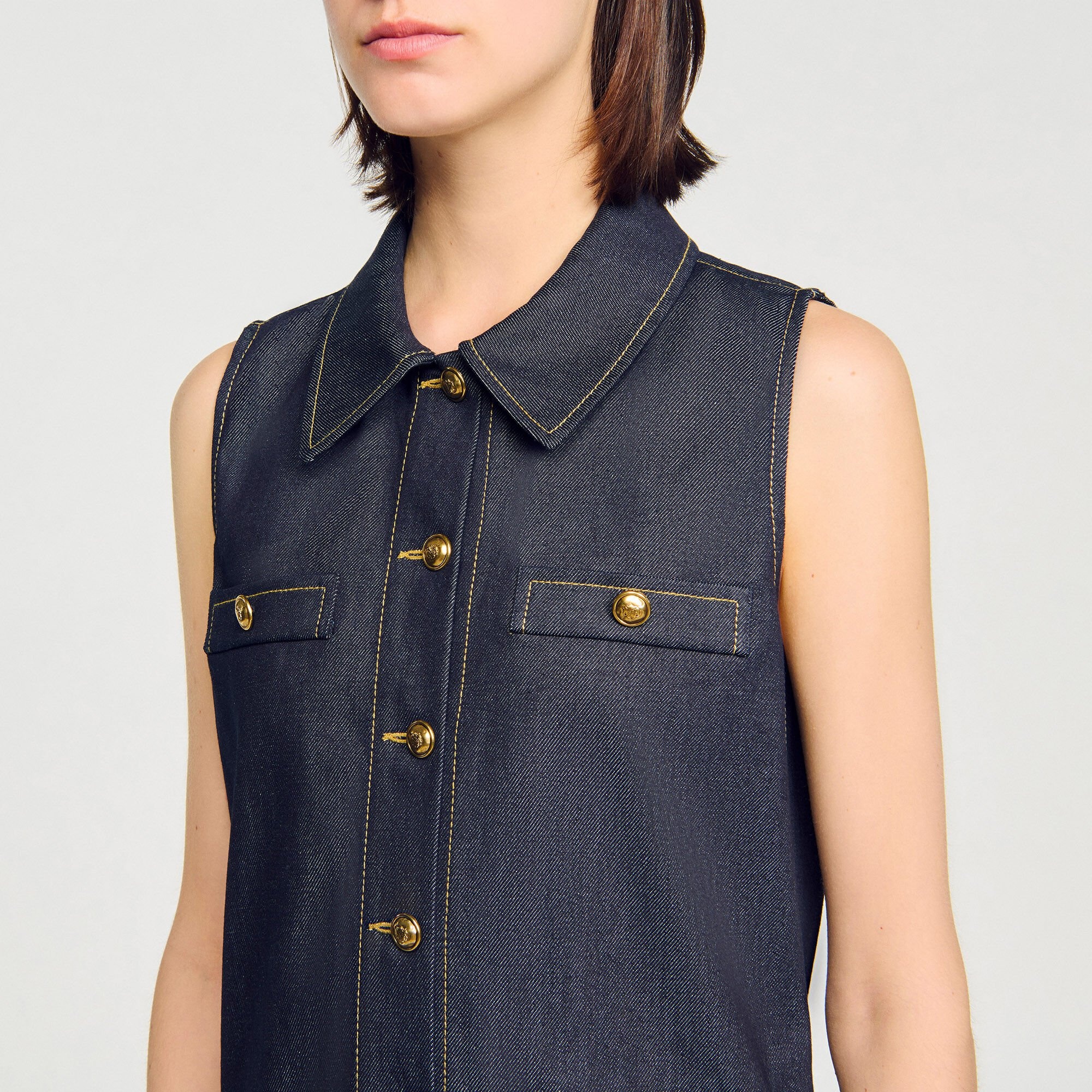 MINI DENIM DRESS - 3