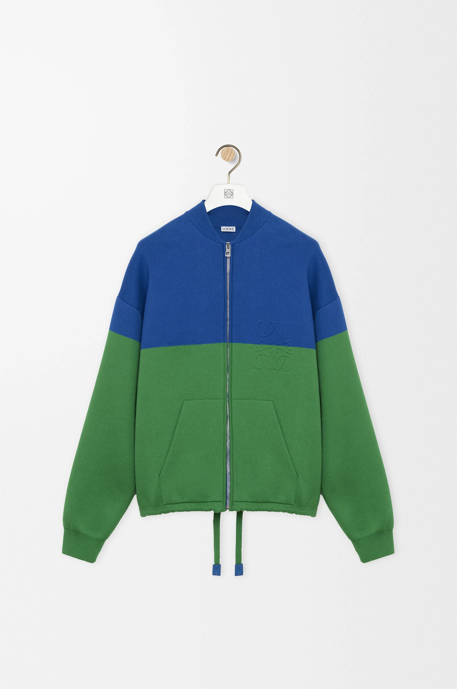 Zip-up cardigan in cotton - 1