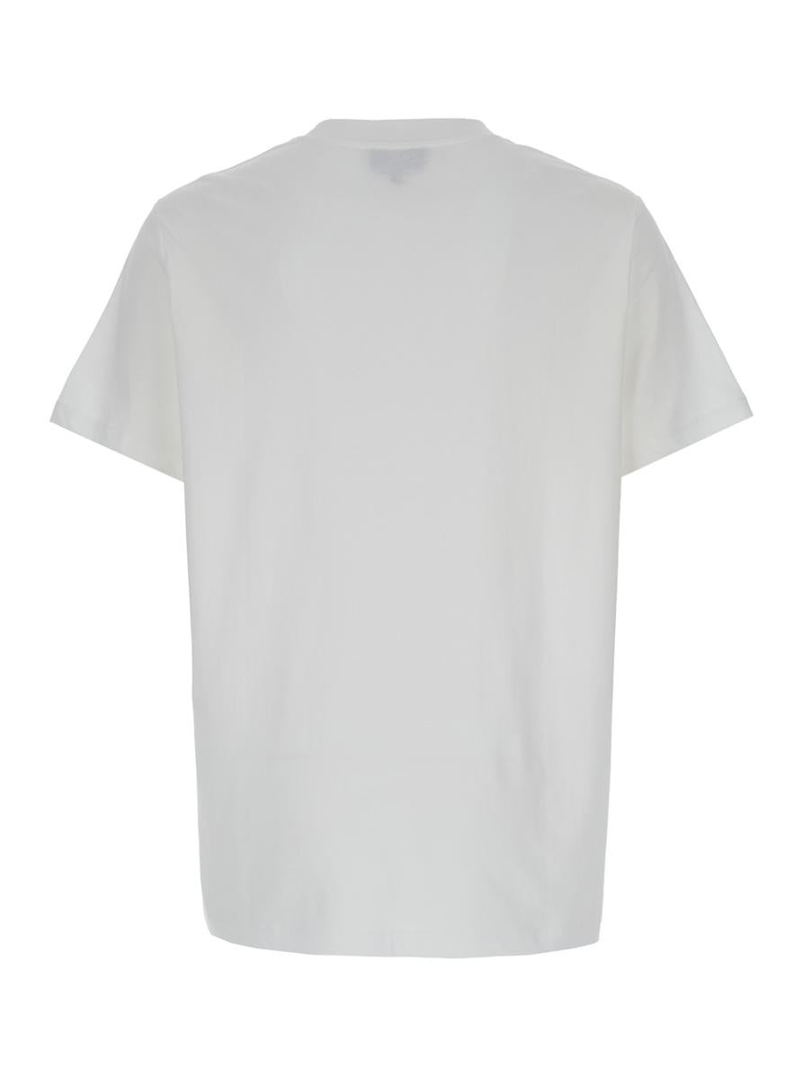 A.P.C. 'ITEM 001' WHITE T-SHIRT WITH LOGO PRINT IN COTTON MAN - 2