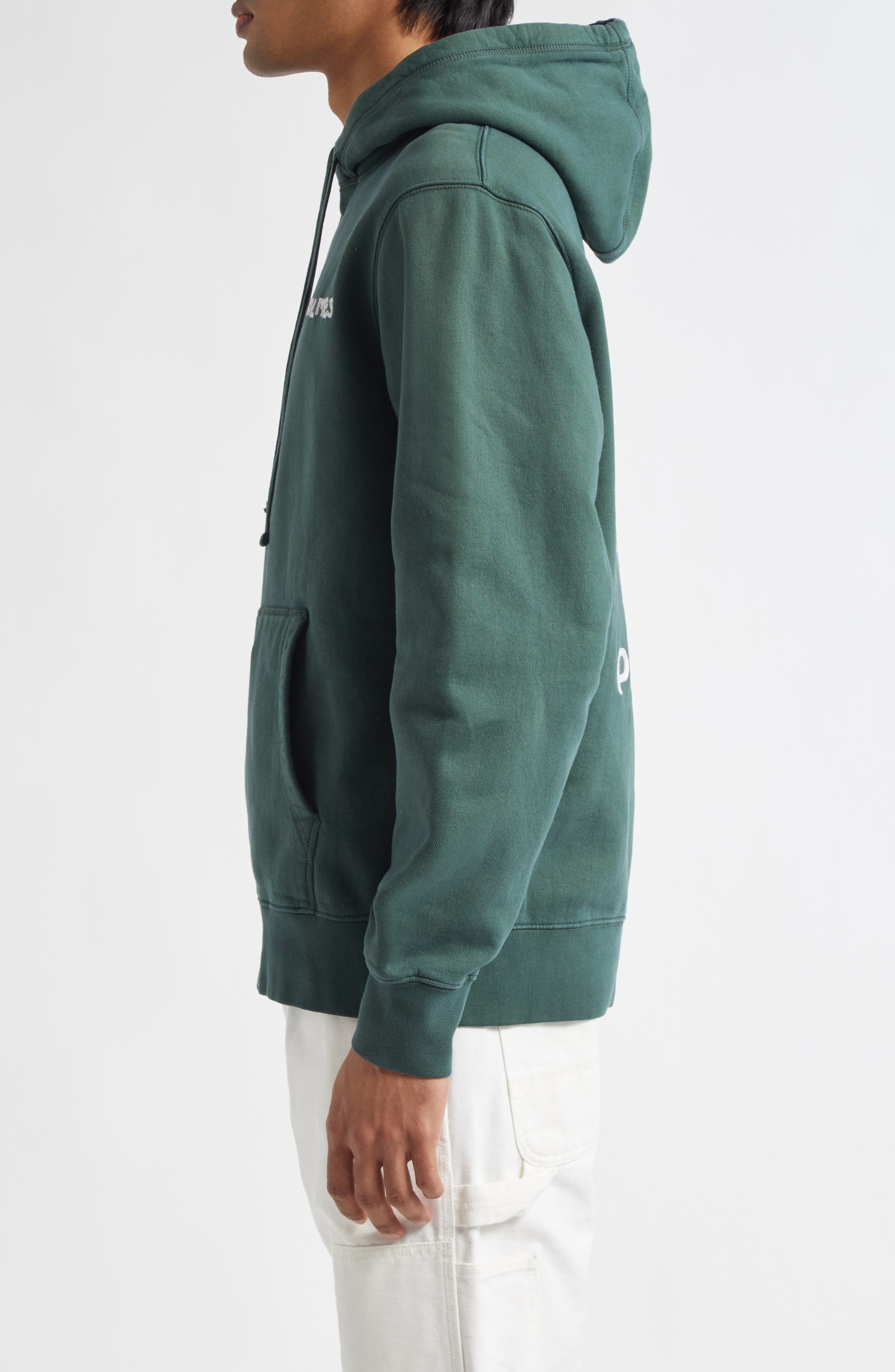 PALMES Tower Graphic Hoodie in Dark Green at Nordstrom - 3