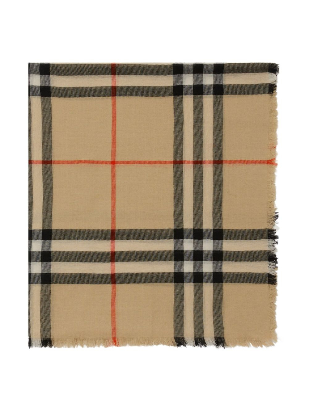 Burberry Men Lightweight Wool Scarf - 3
