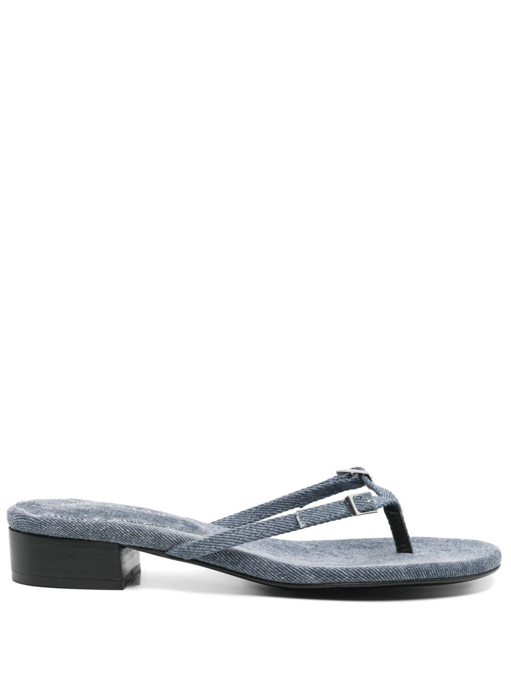 denim sandals - 1