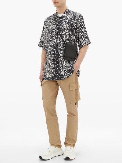 Burberry Bradley leopard-print shirt outlook