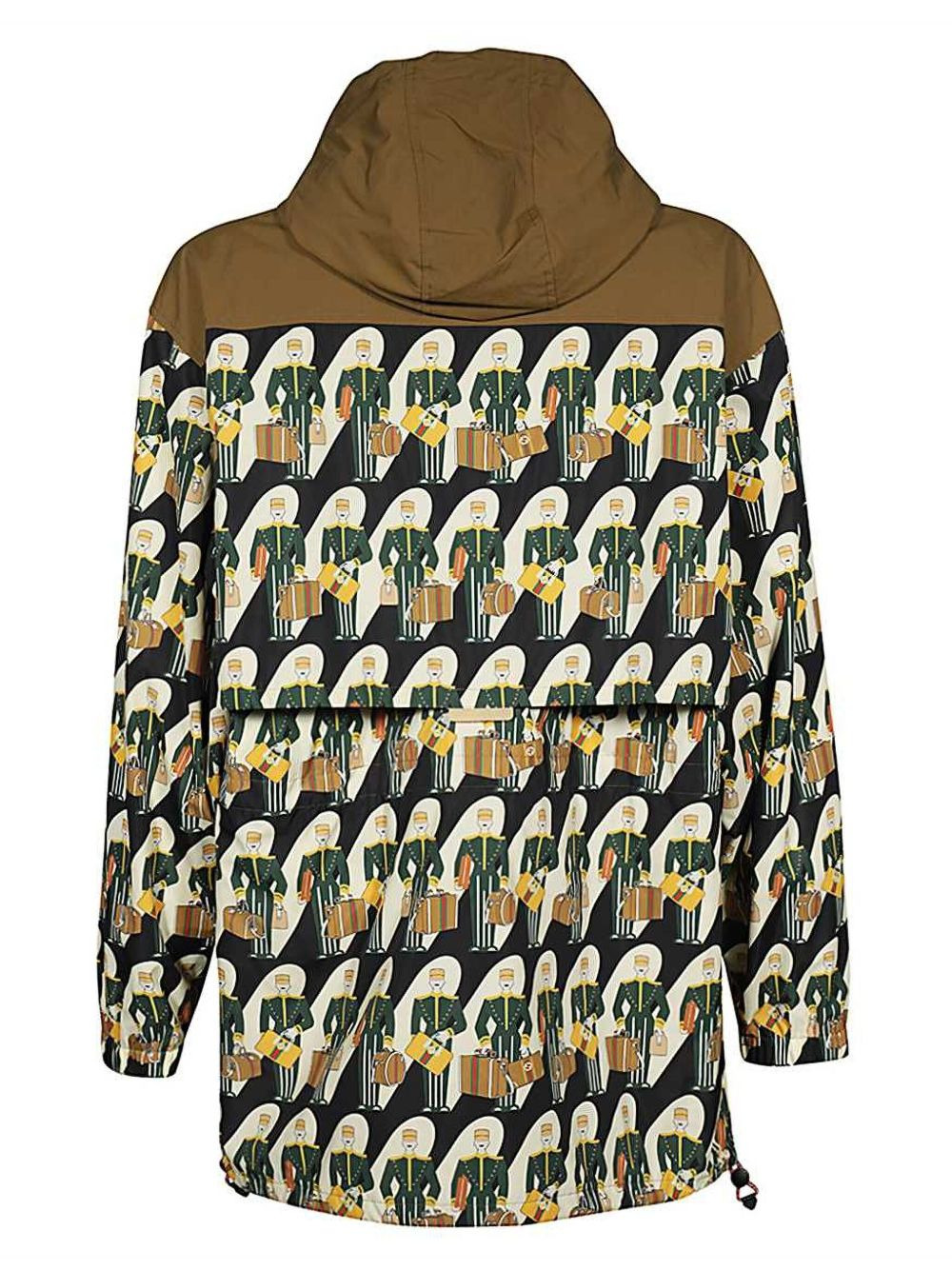 Porter-print zip-up jacket - 2