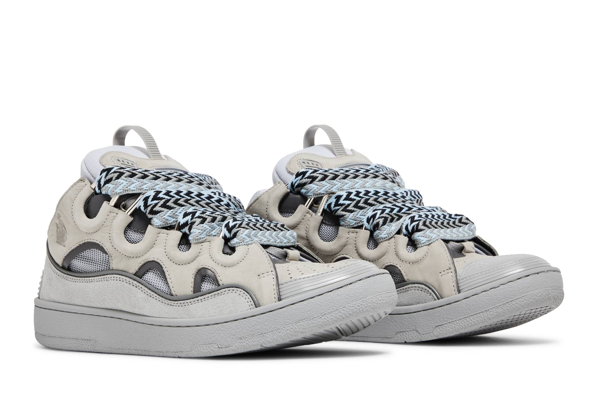 Lanvin Curb Sneakers 'Grey' - 8