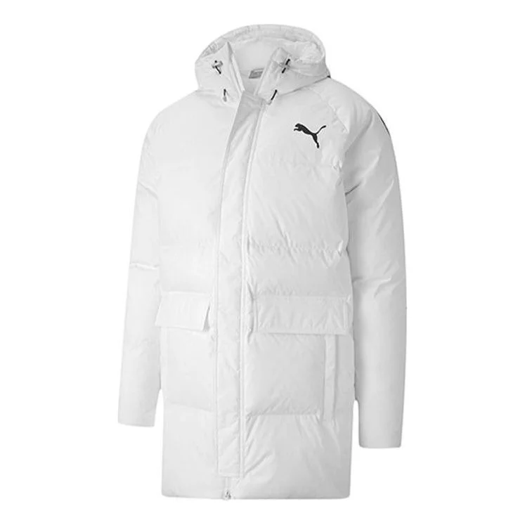 PUMA Solid Down Jacket 'White Black' 585513-02 - 1