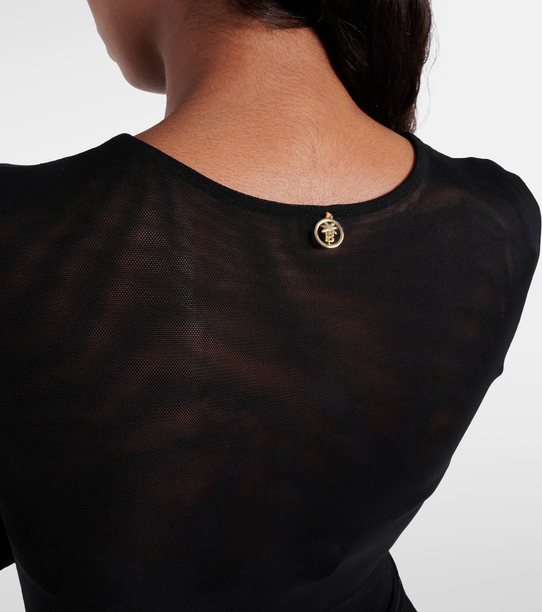 Aiden tie-detail minidress - 6