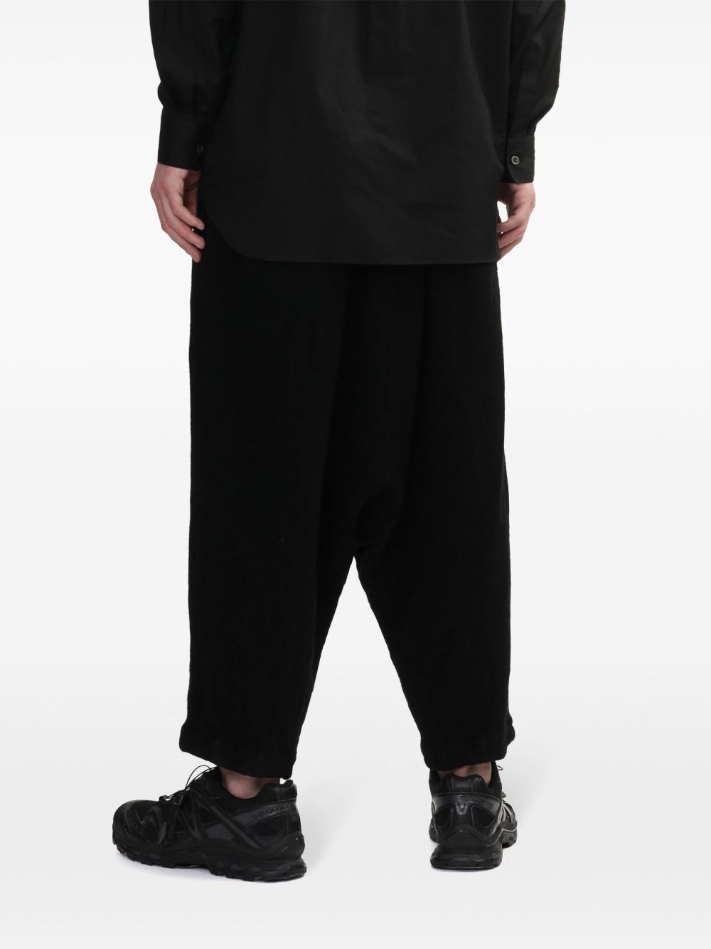 drop-crotch trousers - 4