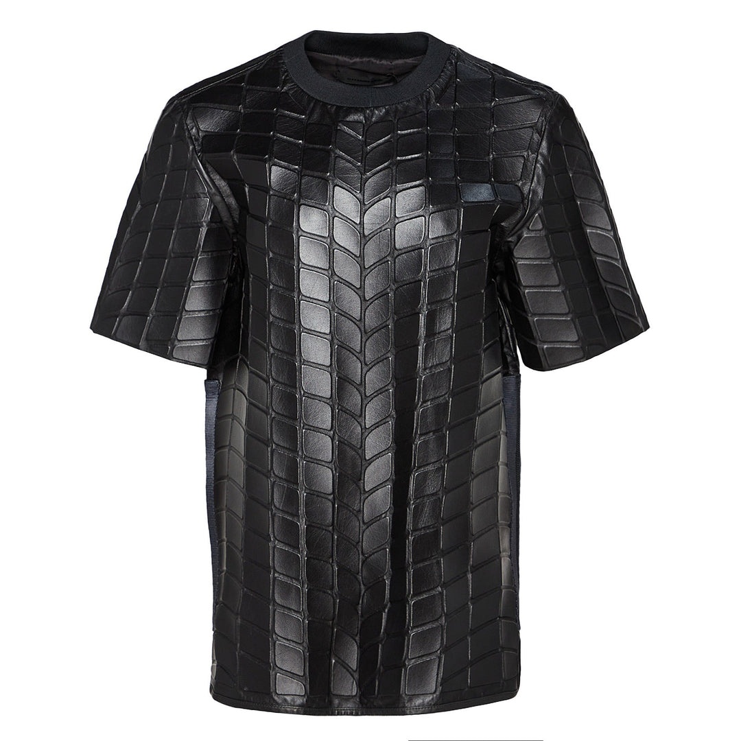 Foam Injected Leather Tee - 1