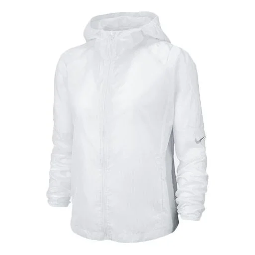 (WMNS) Nike Gym Running Hooded Jacket White BV4941-100 - 1