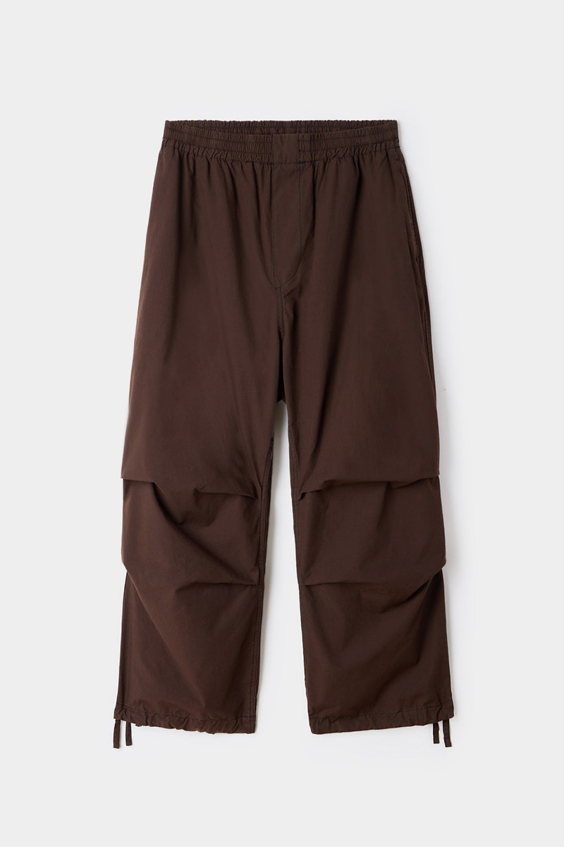 ELASTIC PANTS WITH DARTS / brown 1