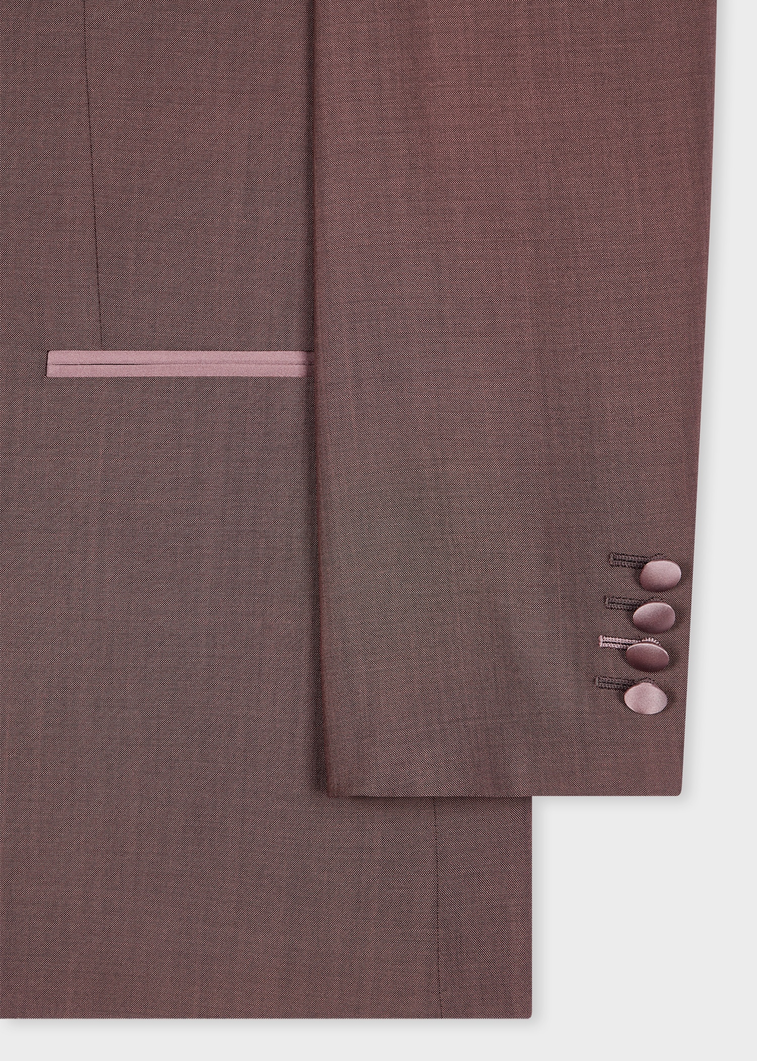 Dark Mauve Wool-Mohair Suit - 3