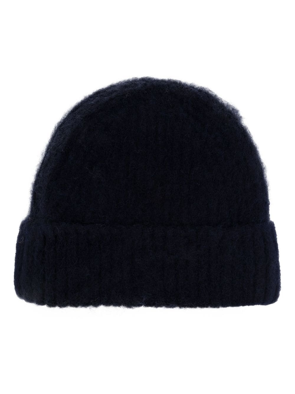 brushed-finish wool beanie - 1