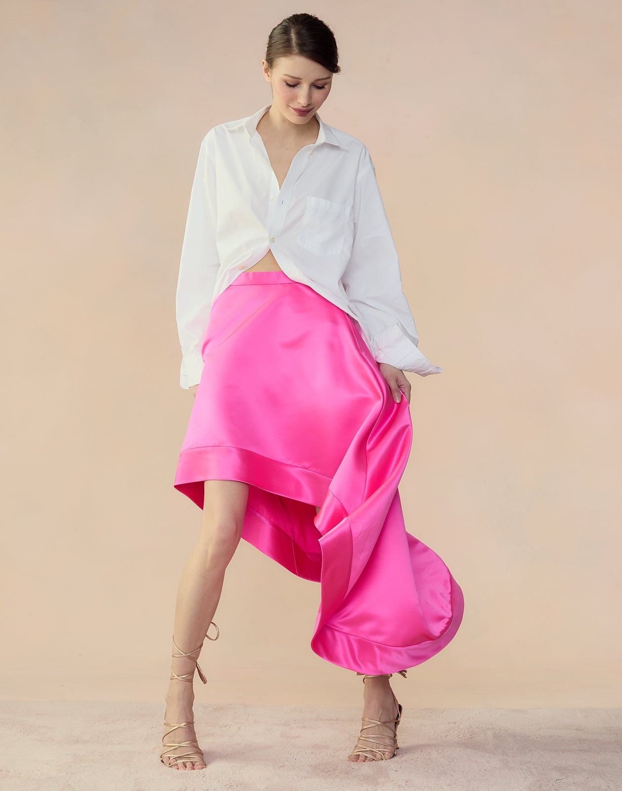 Livia Satin Skirt - 7