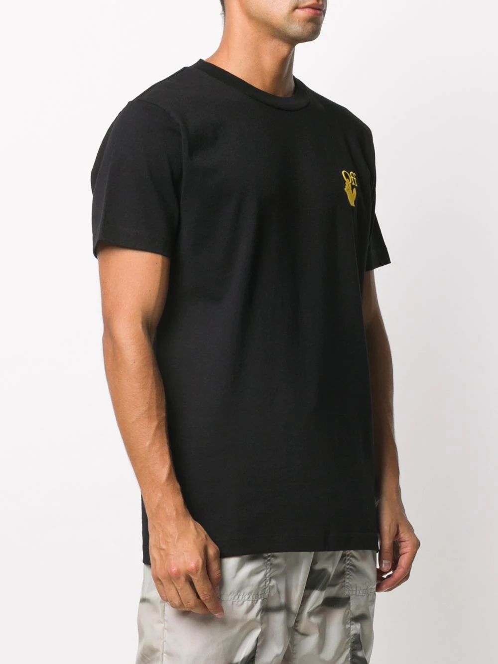 embroidered logo T-shirt - 4