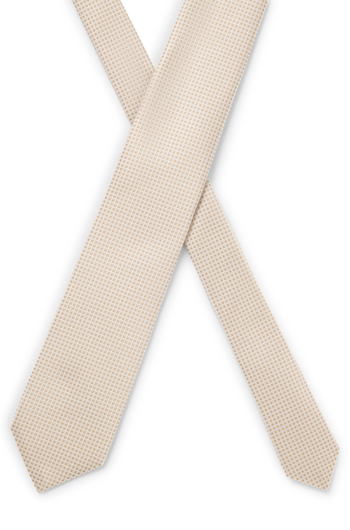JACQUARD-PATTERN TIE IN ITALIAN-MADE SILK - 4