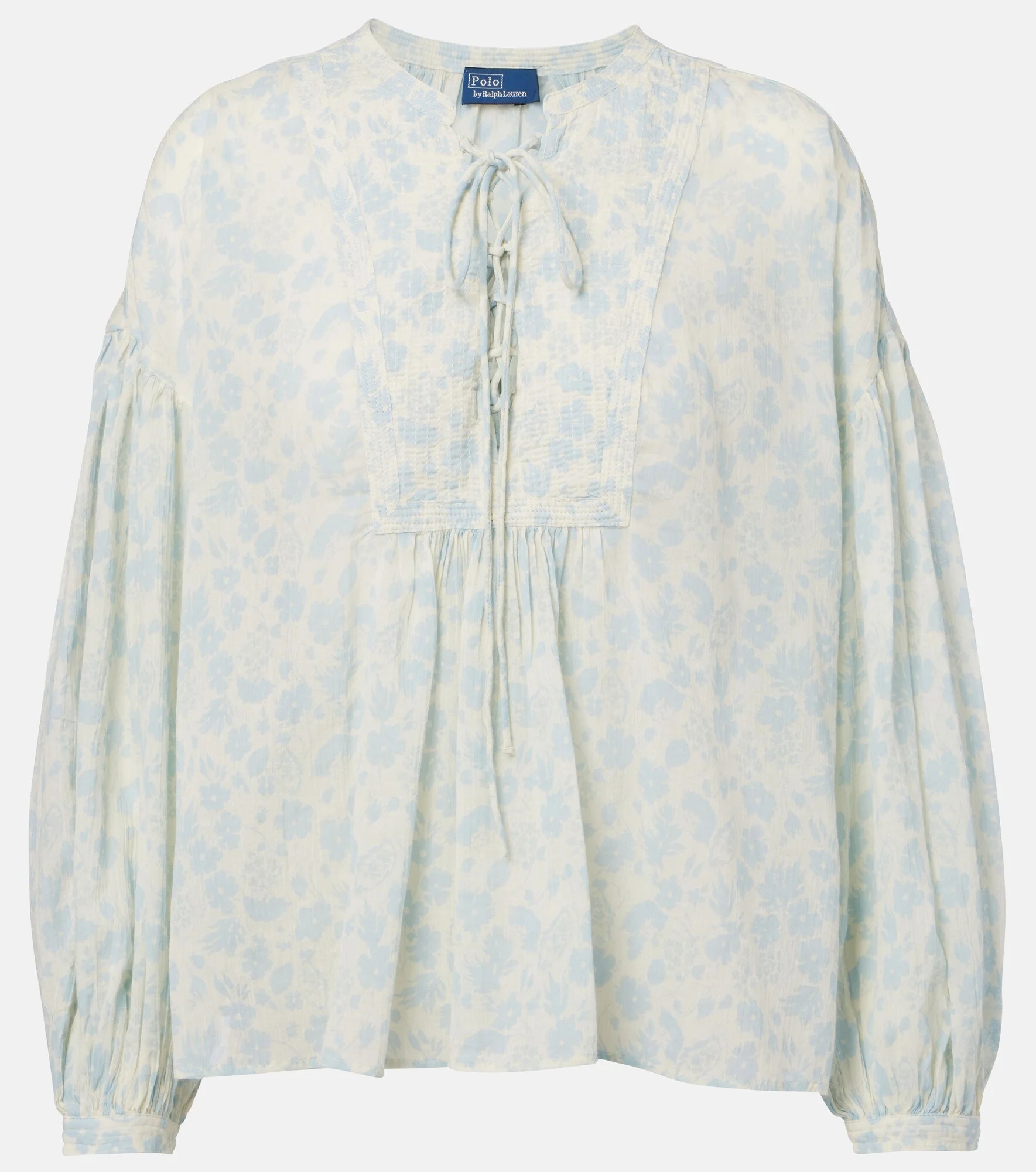 Floral cotton blouse - 1