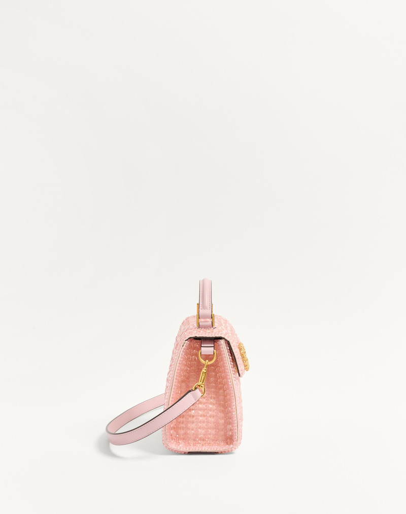 VALENTINO GARAVANI VSLING MINI EMBROIDERED HANDBAG WITH JEWEL LOGO 3