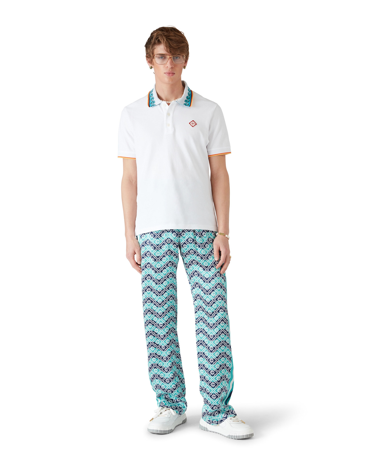 Monogram Wave Silk Trousers | Casablanca Paris - 2