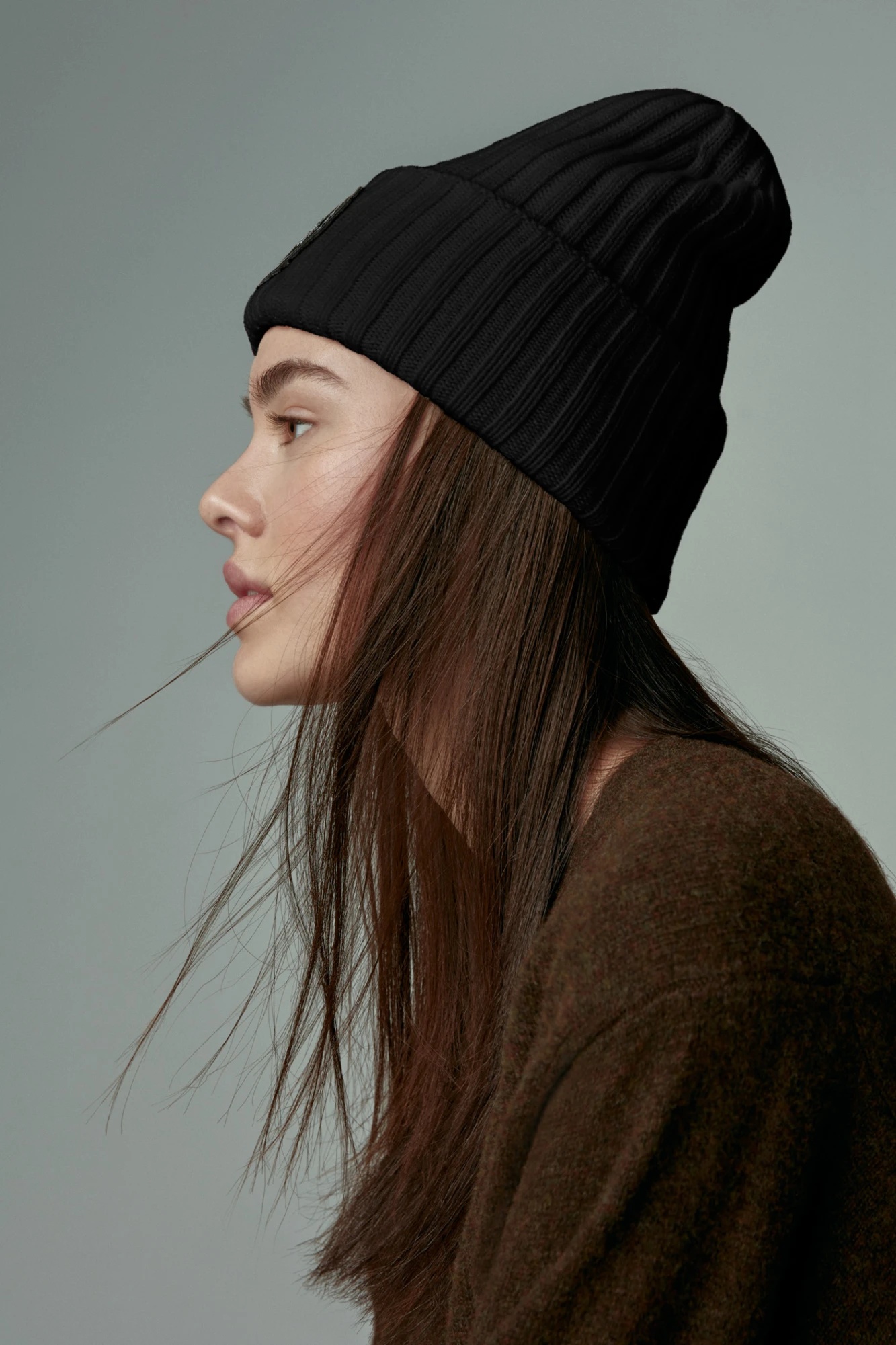 BLACK DISC RIB TOQUE - 1